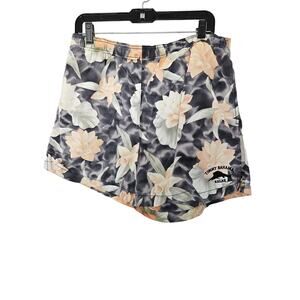 Tommy Bahama Tropical Floral Print Swim Trunks sz Medium Summer Vacation Basic